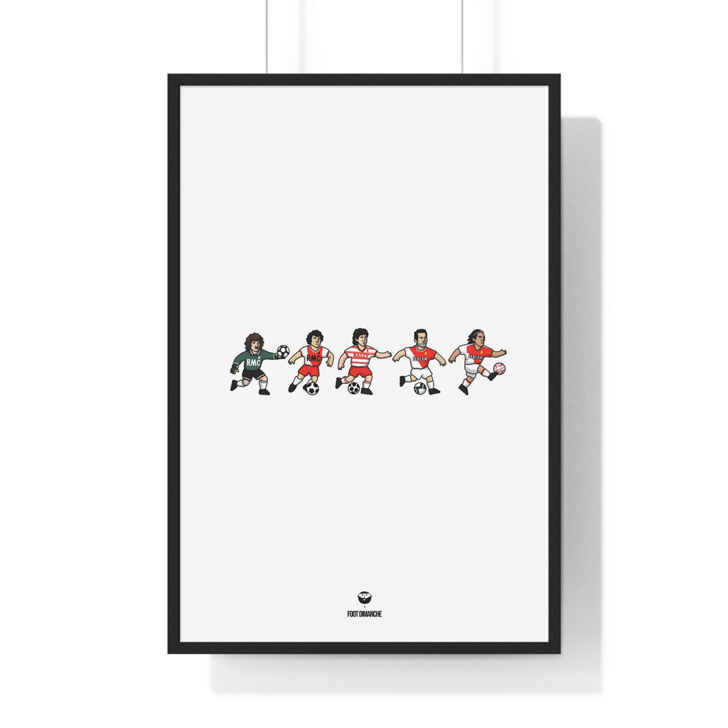 Poster Monaco - Foot Dimanche x Clément Striano