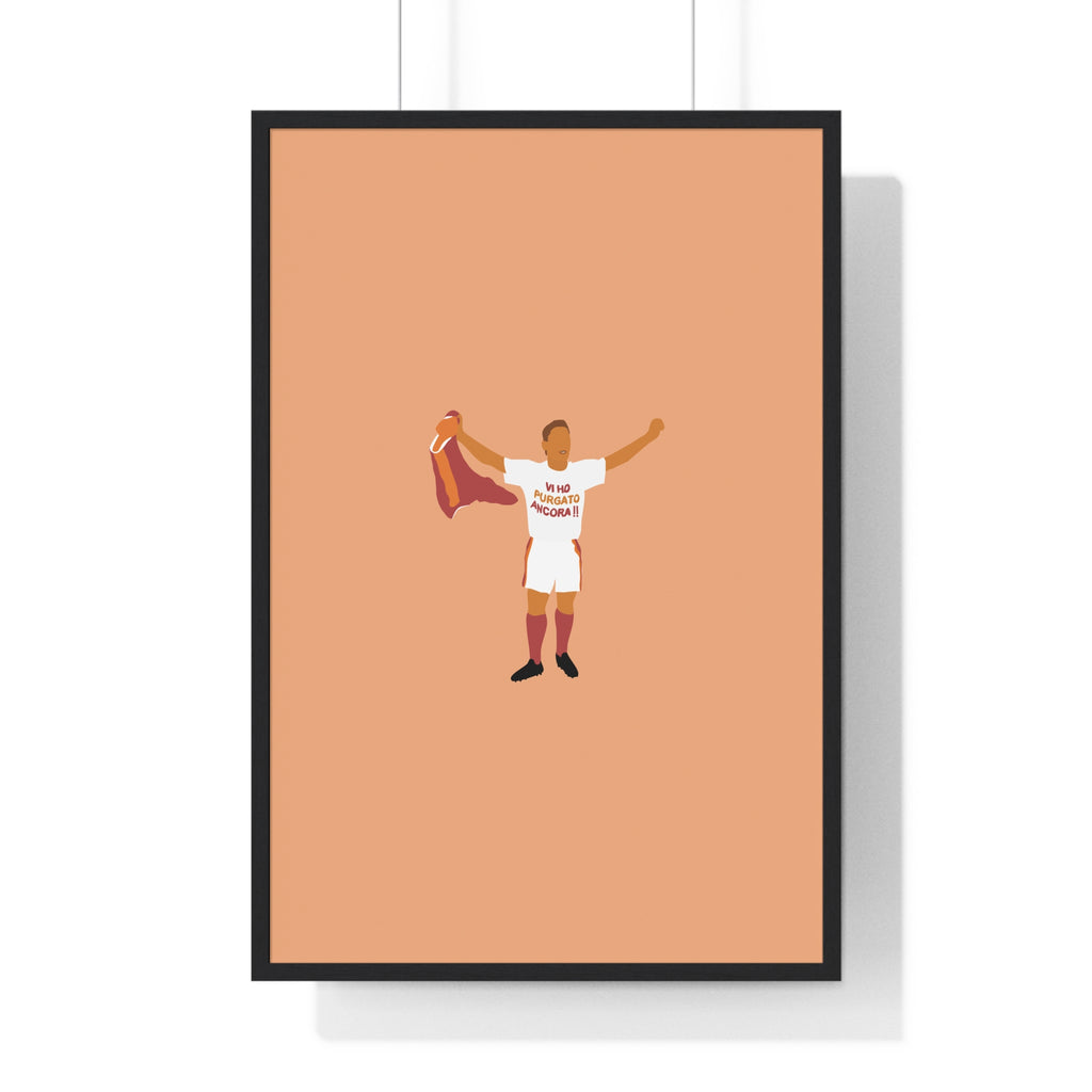 Poster Re di Roma Totti - Foot Dimanche