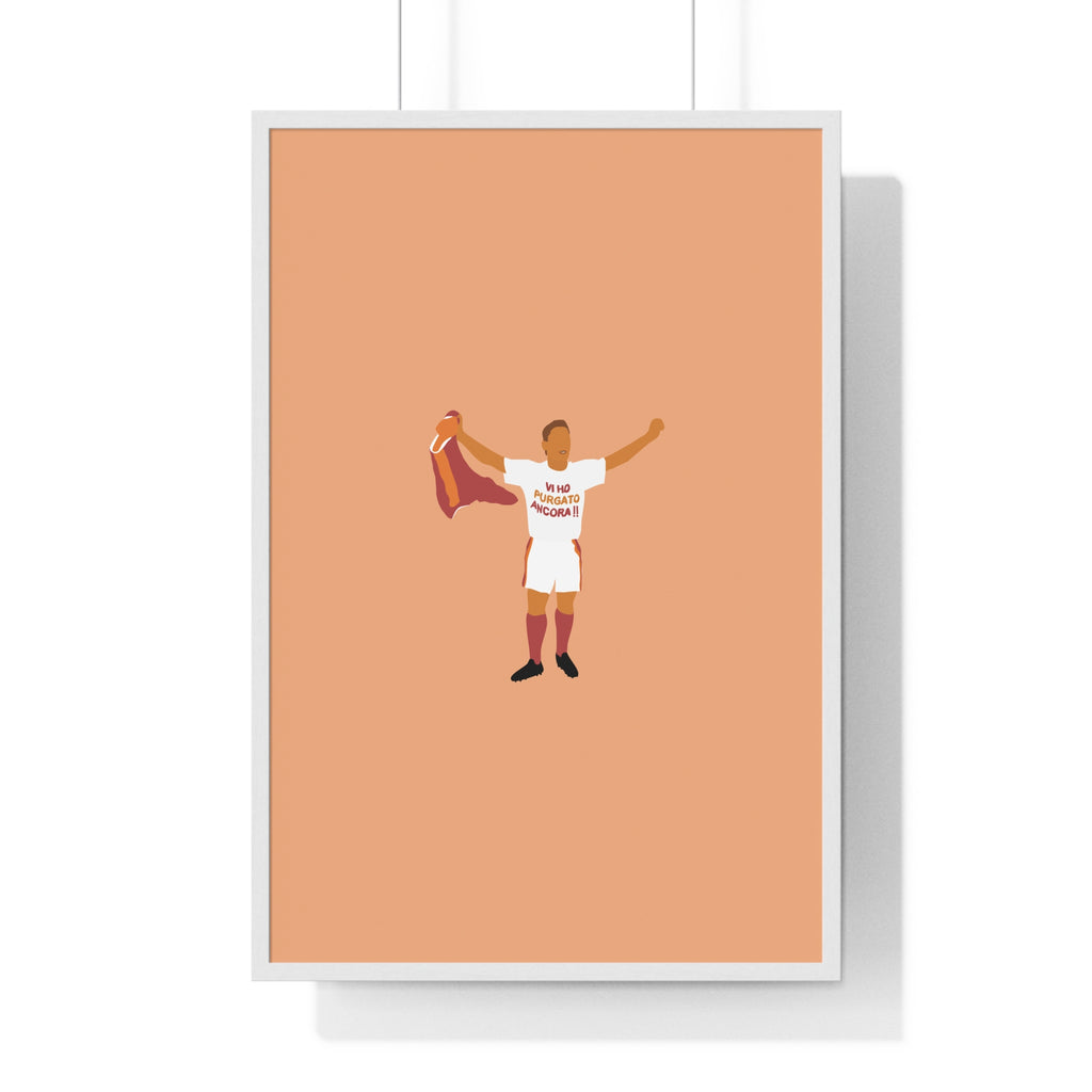 Poster Re di Roma Totti - Foot Dimanche