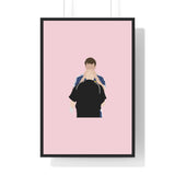 Poster France 98 Blanc Barthez -  Foot Dimanche