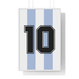 Poster Maradona Argentina - Foot Dimanche