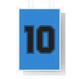 Poster Maradona Napoli - Foot Dimanche