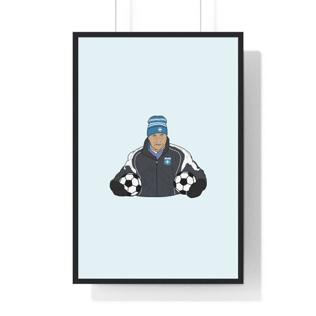 Poster Guy Roux - Foot Dimanche
