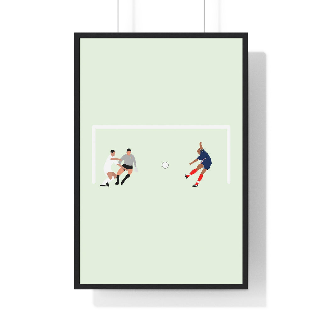 Poster Trezeguet Euro 2000 🇫🇷 - Foot Dimanche