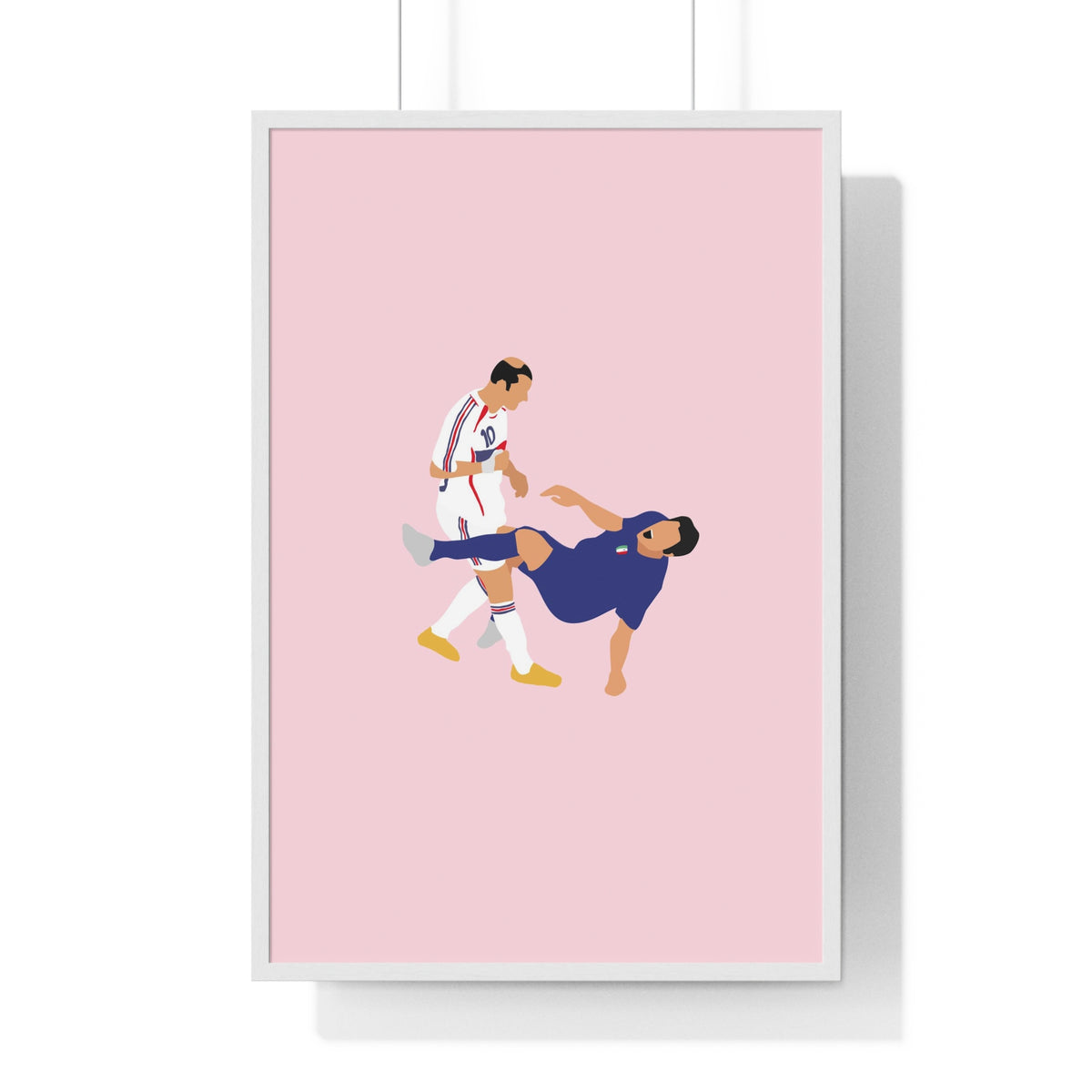 Poster Zidane & Materazzi - Foot Dimanche
