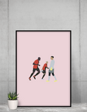 Poster Derby Breton Stade Rennais - Foot Dimanche
