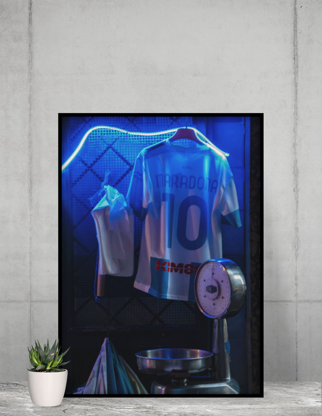 Photo Diego Maradona Naples - Foot Dimanche
