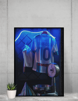 Photo Diego Maradona Naples - Foot Dimanche