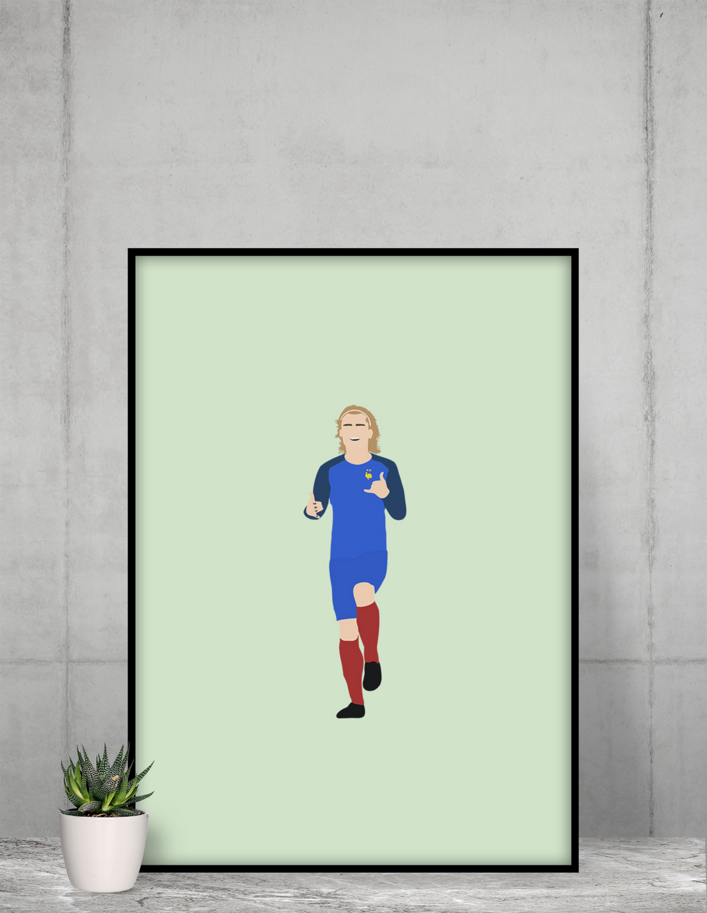 Poster Grizou Equipe de France - Foot Dimanche