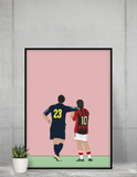 Poster Madonnina Milan Inter - Foot Dimanche