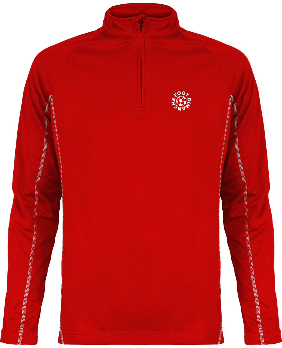 Sweat Entrainement Zip Foot Dimanche