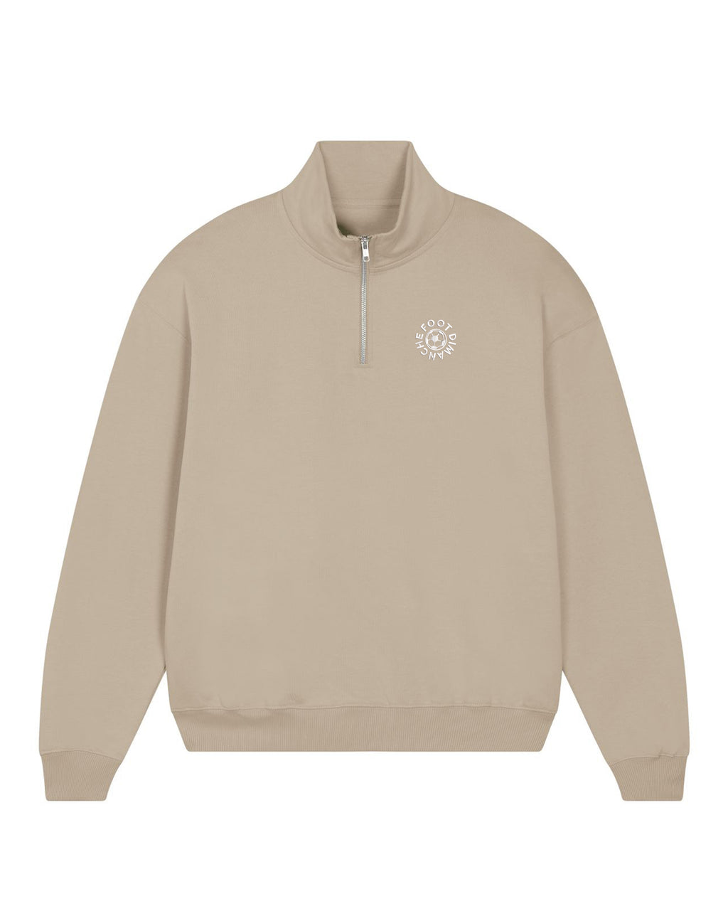 Sweatshirt Zip Oversize brodé Foot Dimanche