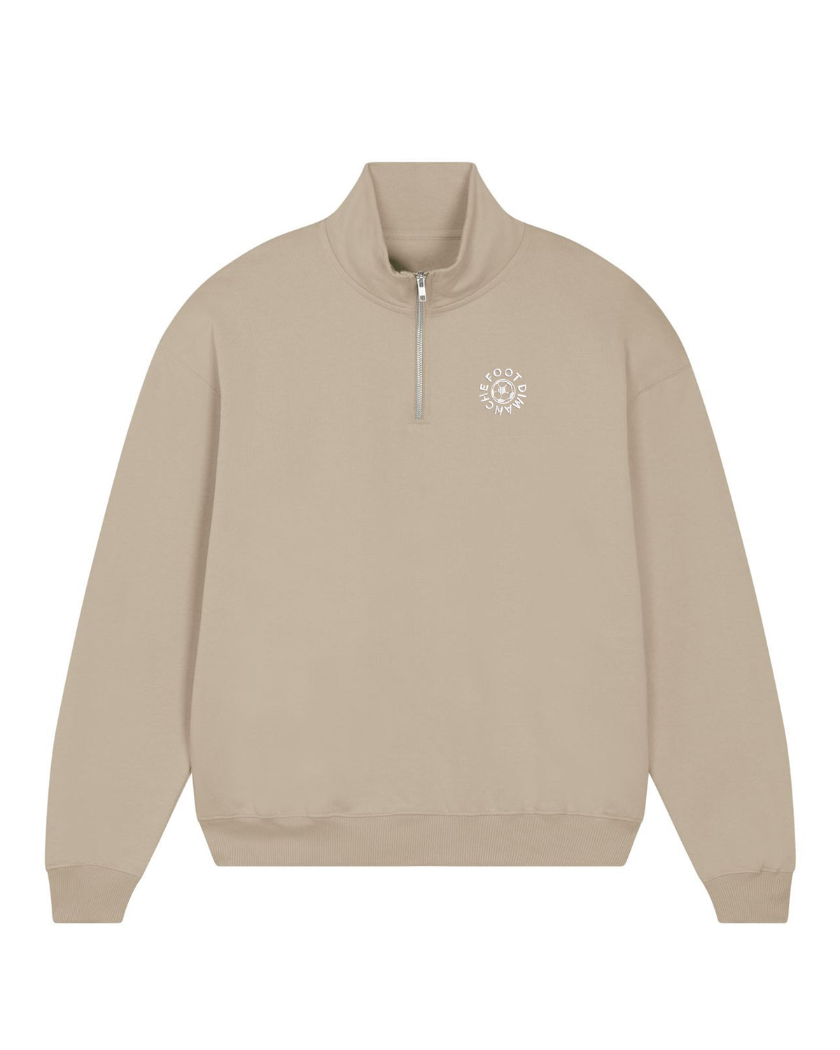 Sweatshirt Zip Oversize brodé Foot Dimanche