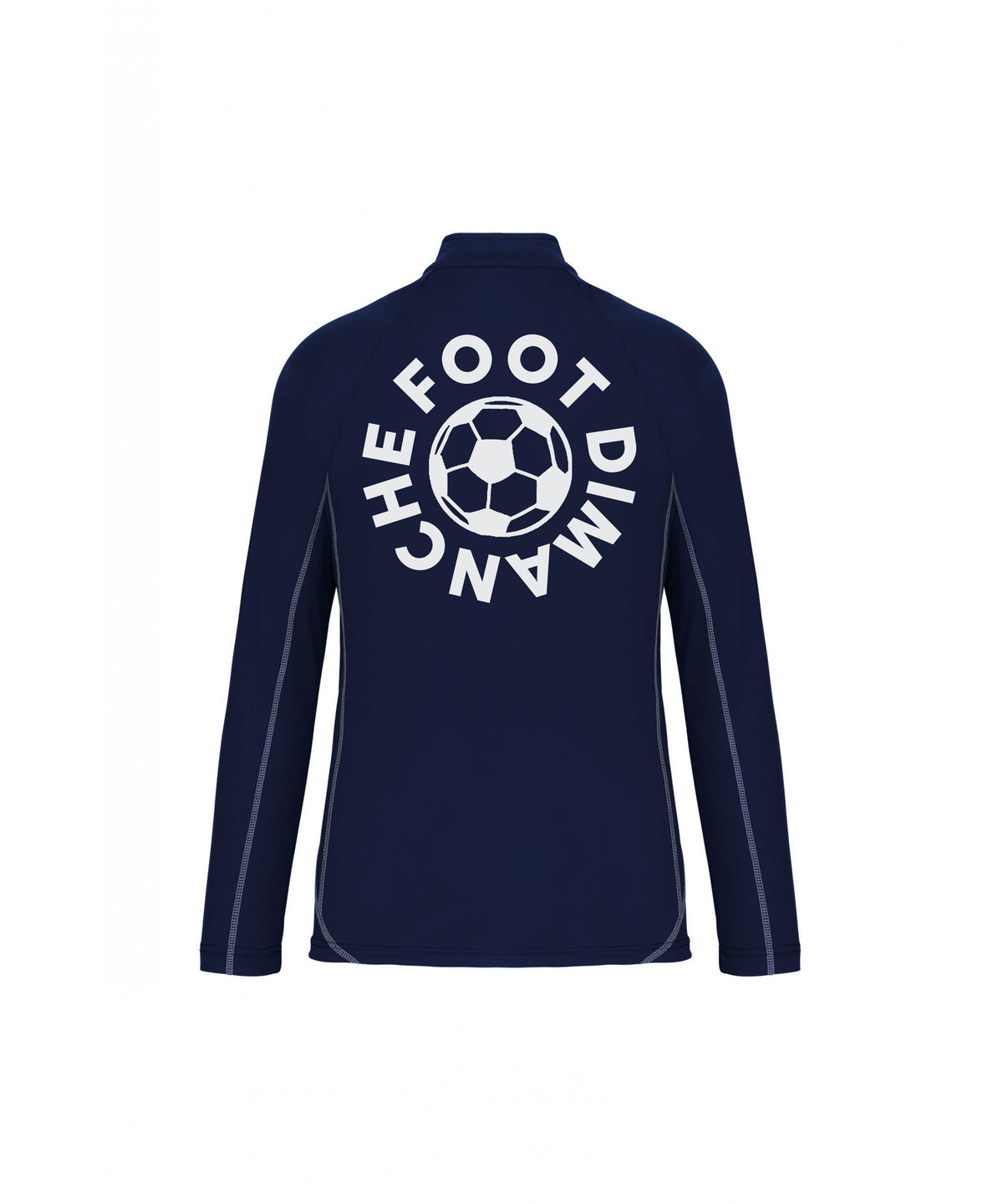 Sweat Entrainement Zip Foot Dimanche