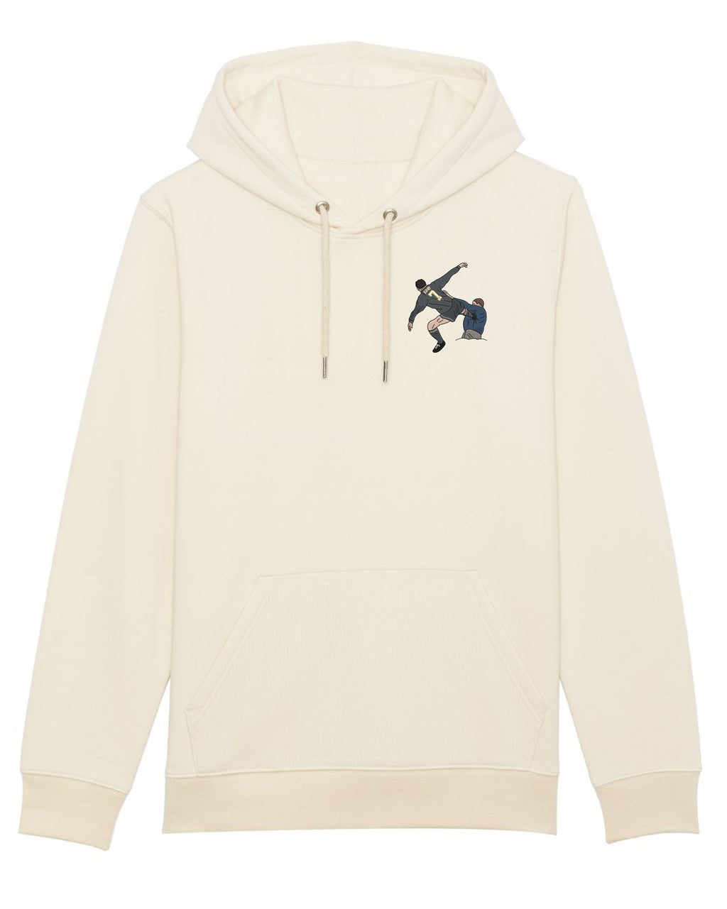 Sweat Capuche Cantona brodé