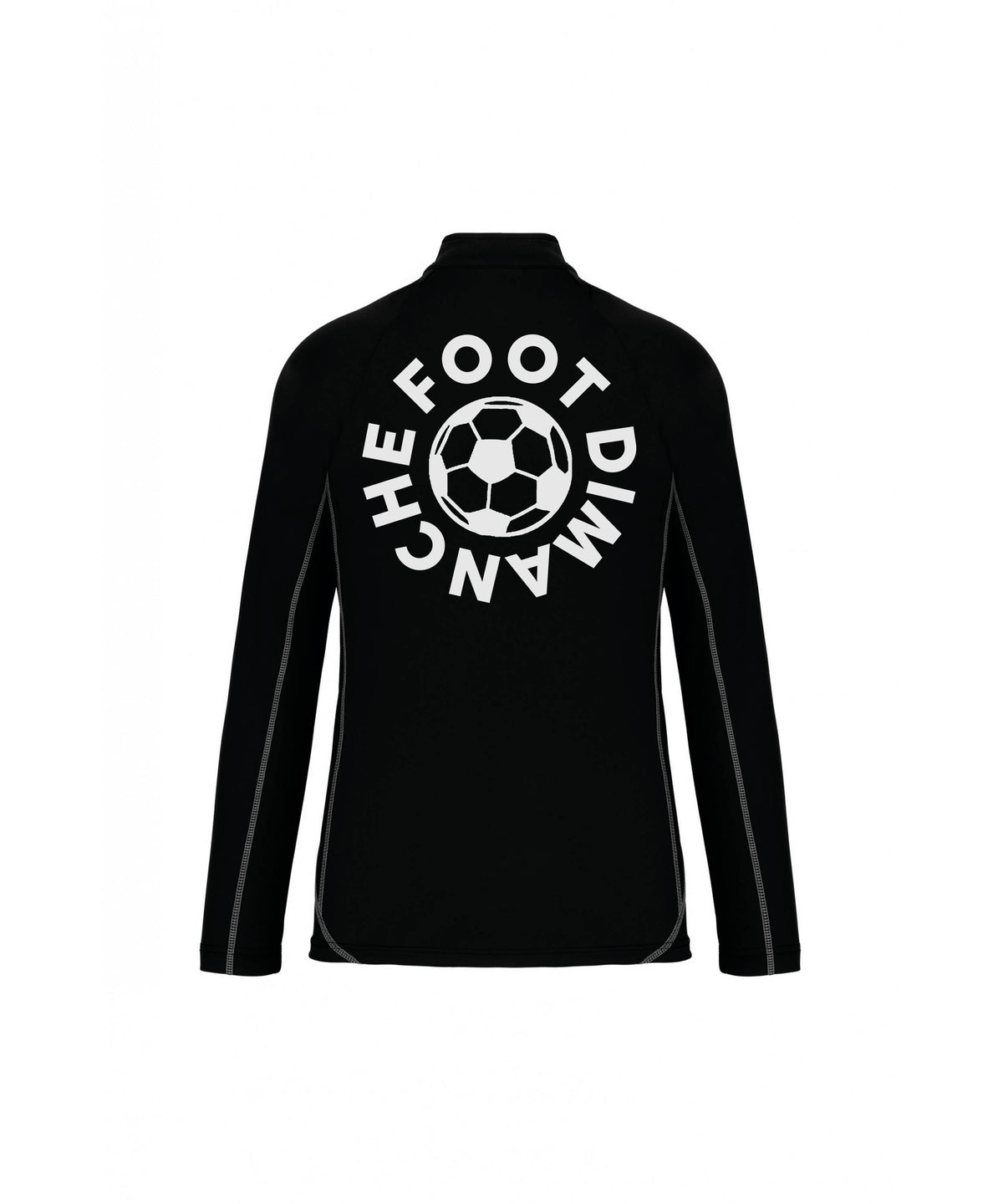 Sweat Entrainement Zip Foot Dimanche
