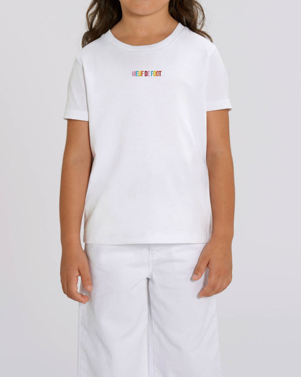 Tee Shirt enfant MEUF DE FOOT brodé