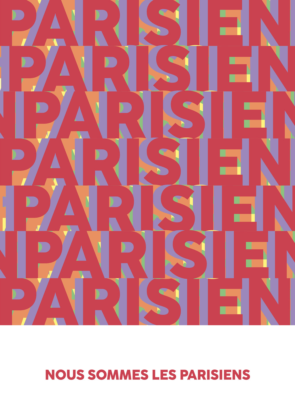 Poster Nous Sommes les Parisiens