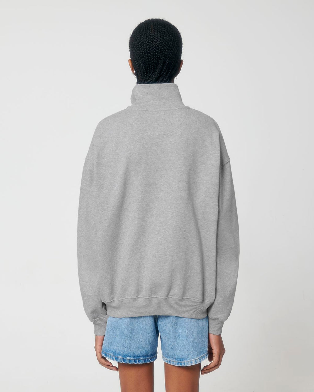 Sweatshirt Zip Oversize brodé Foot Dimanche