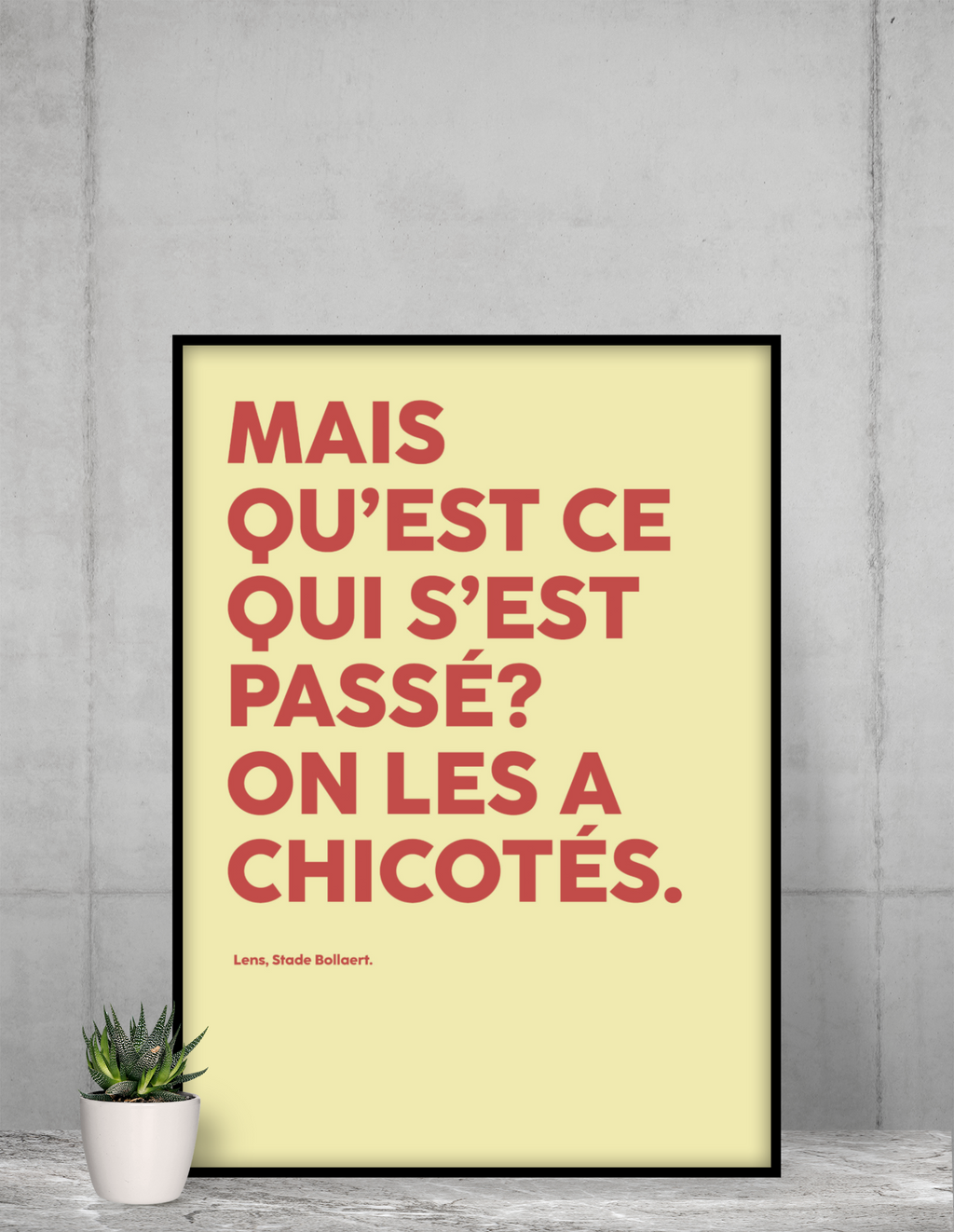 Poster On les as chicotés Lens