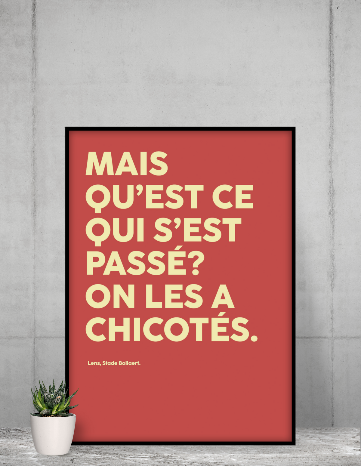 Poster On les as chicotés Lens